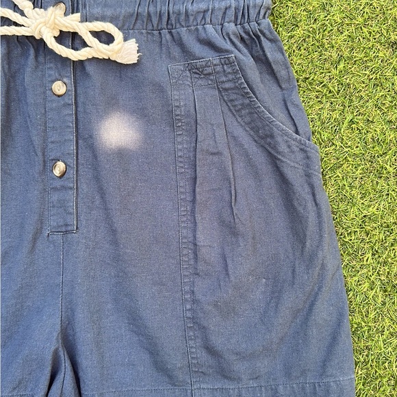 UNIVERSAL THREAD LINEN BLEND ROMPER - Picture 1 of 7